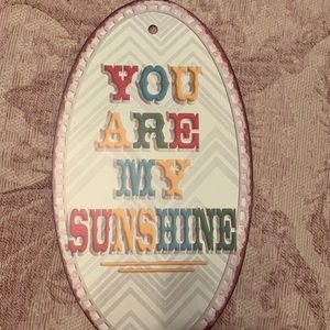 You are my sunshine decor